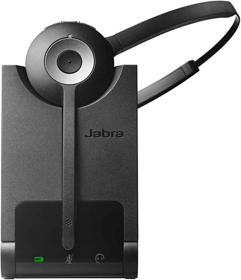 Jabra Pro 930 MS DECT Kabelloses On-Ear Mono Headset, Skype for Business Zertifiziert, HD Voice und Noise Cancelling