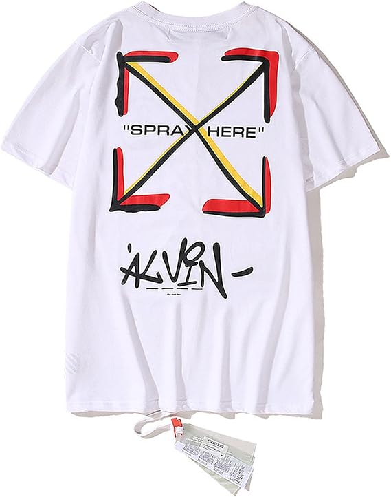 Amazon Co Jp エンシェントファッションブランドグラフィティアローラウンドネック半袖tシャツヨーロピアンバージョンルーズな男性と女性の カップルtシャツボリュームたっぷりでやわらかい 服 ファッション小物