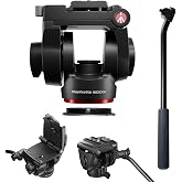 Manfrotto Video kit, Head 500 Series (Fluid Head 500X) | Xchange-compatible 60mm flat base with 3 8-inch thread, Supports up to 5 kg payload