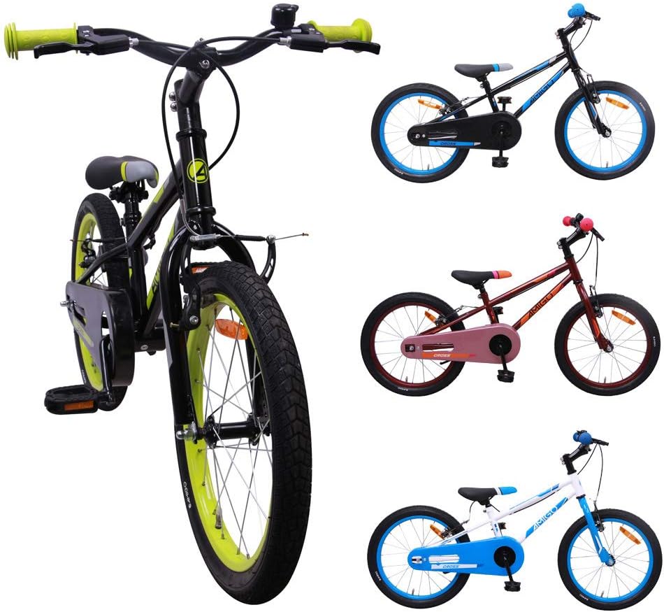 Bicicletta Bambini 20 per 5-9 Anni - Nero Cross AMIGO Bici per bambini  urban-earth.co.uk