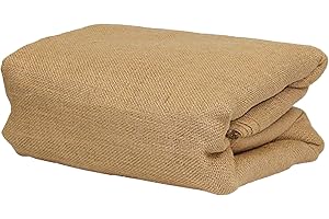 Sunnyglade 40in x 30ft Gardening Burlap Fabric, Winter Frost Natrual Burlap Plant Covers Freeze Protection, Shrub Potted Plants Cold Resistant Blankets, Suitable for Party Home Decorations (40in*30FT)