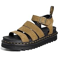 Sandali Dr. Martens Blaire Plateau Donna Nero Stampa Mucca - Taglia 7 US (38 EU)