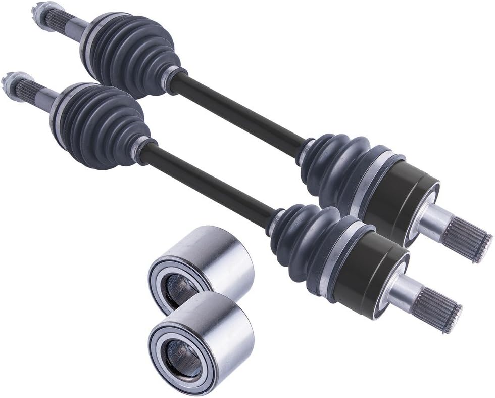 East Lake Axle replacement for rear cv axles & wheel bearings set Kawasaki Brute Force 750i 2005 2006 2007 2008 2009 2010 2011 2012 2013 2014 2015 2016 2017 2018 2019 2020 2021