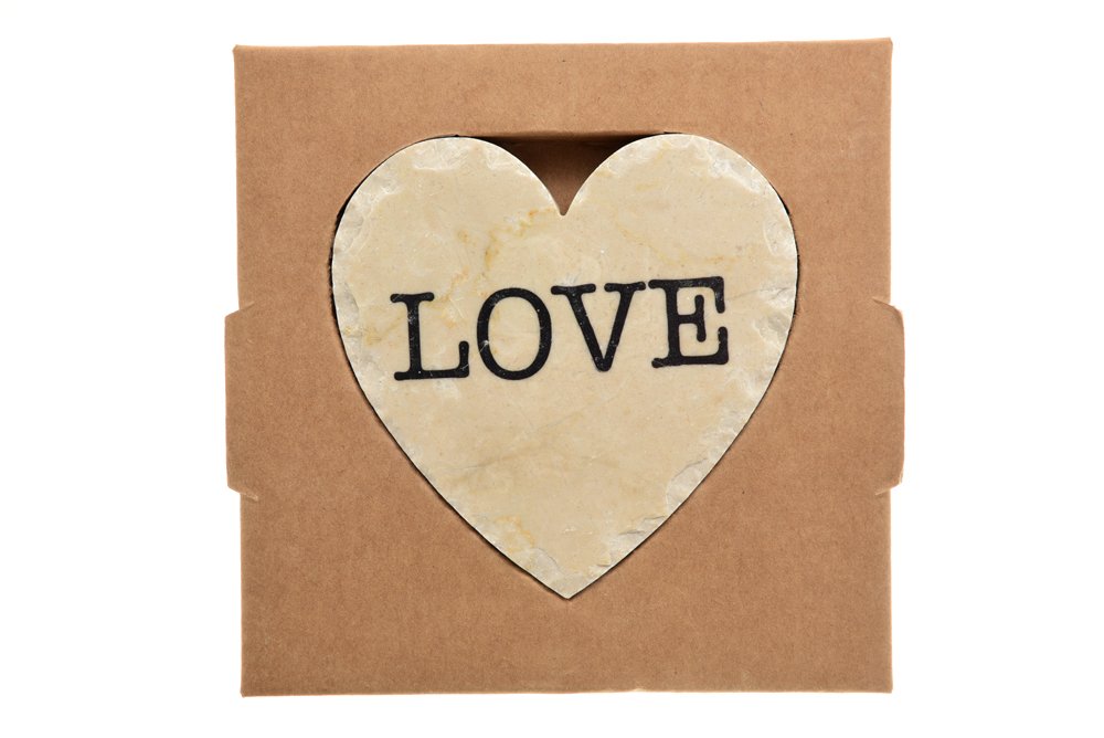 SVE Stoneheart Stone Heart of Design, Marble 10x10x2 cm Capital Love