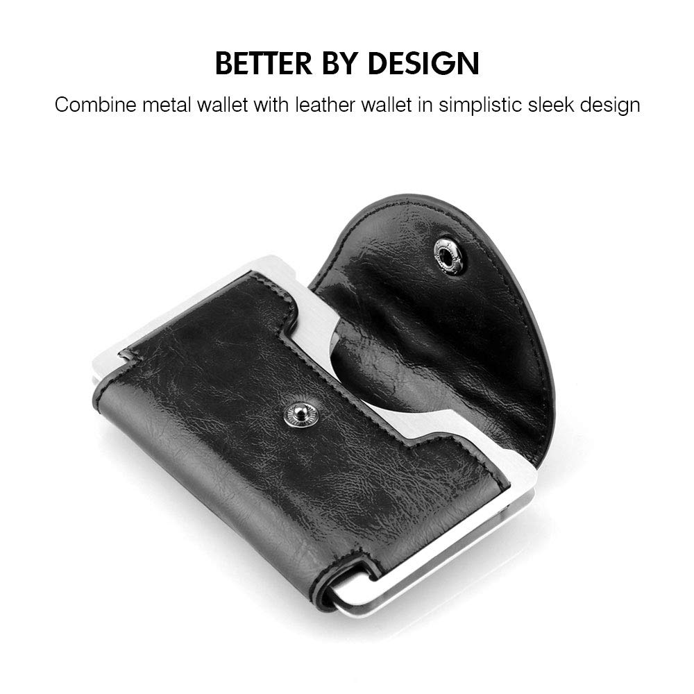 CTA Card Wallet,Slim Minimalist Credit Card Holder With RFID Block for Men