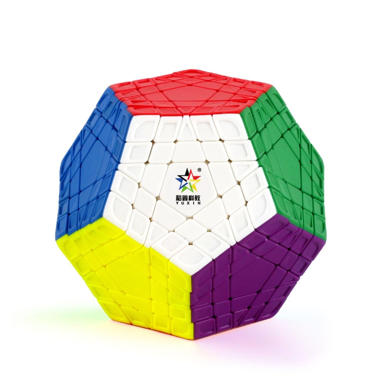 FunnyGoo YuXin HuangLong 5x5 Dodecahedron 12 Surface Gigaminx Megaminx 5x5x12 magic puzzle cube (Stickerless)