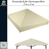 freigarten.de 3m x 3m Replacement Canopy Waterproof Heavy Duty PVC view 9