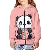 Hinthetall Girls Hoodies 2025 Fall Jacket Teen Girls Sweater Long Sleeve Sweatshirts Casual Dressy Tops Zip Up Trendy Clothes