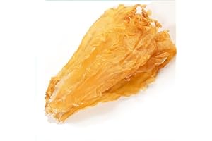GENERIC Dried Fish Maw,Fish Maw,cod Fish Maw,Fried Dried Fish Maw Hua Jiao Fish Glue Glue,Yellow Croaker Maw Dried Fish Maw Hua Jiao Fish Bely Fish Tummy (100grams)
