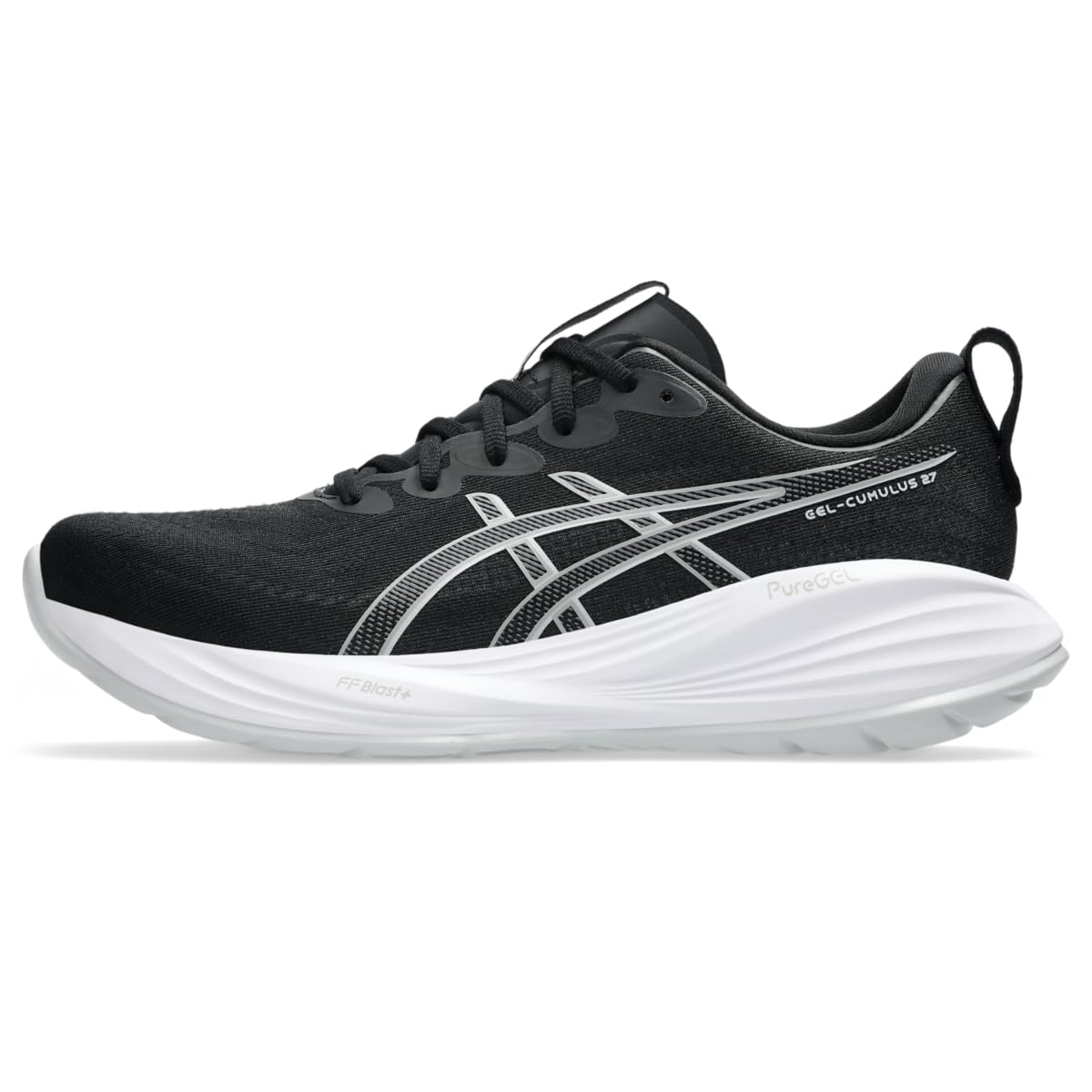 ASICS Men's Gel-Cumulus 27 Running Shoes, 12, Black/Concrete Image