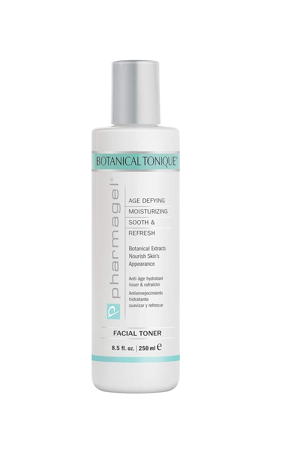 Pharmagel Botanical Tonique Facial Toner for All Skin Types | Tone Skin & Pore Minimizer | Refreshing and pH Balancing | Face Moisturizer Toner - 8.5 fl. oz.