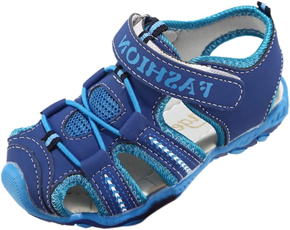 GACOZ, Toddler Kids Sandals,Trekking Hiking Sandals Boy&Girl Closed Toe Athletic Sneakers Flat Casual Shoes for Summer Sports Outdoor Beach Walking, Anti Collision