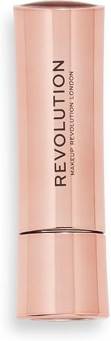 Makeup Revolution Satin Kiss Lipstick Show Stopper Velvet Finish Creamy Nude view 2