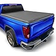 Tyger Auto T1 Soft Roll Up Truck Bed Tonneau Cover Compatible with 2007-2013 Chevy Silverado / GMC Sierra 1500; 2007-2014 2500 HD 3500 HD | Fleetside 6'6" Bed (78") | TG-BC1C9004 , Black