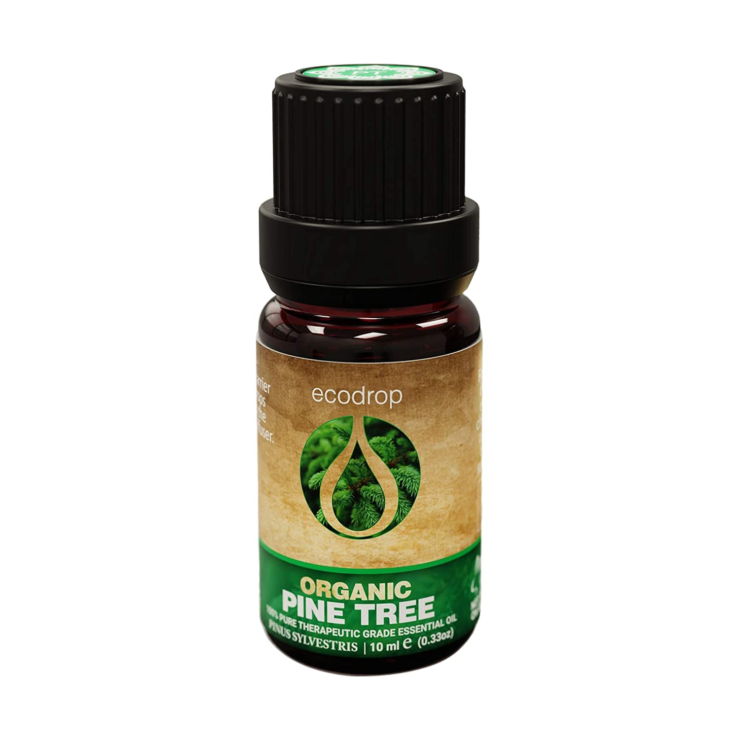 Pine Essential Oil, Cosmos Certified Organic,100% Pure Austrian Pine Needle Oil, Aromatherapy, 10ml