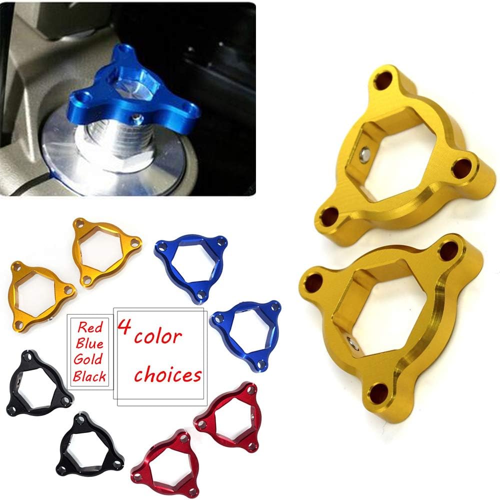 CNC Alloy 22MM Motorcycle Suspension Fork Preload Adjusters For Suzuki GSXR 750 / GSXR 600 / Kawasaki ZX636R / Z1000 / ZXR400 / NINJA 650R (ER-6f/ER-6n) / NINJA 650R / ER-6N / KLR 650