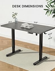 ErGear Electric 71 x 30 inch Standing Desk