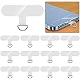 12-Piece Universal Phone Lanyard Patch - No Adhesive, Cell Phone Strap Replacement Part