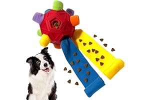 Snuffle Ball for Dog Toys Unbreakable Upgrade Ball Interactive Toy Foraging Snuffle Mat Puppy Treat Dispenser Slow Feeder Dog