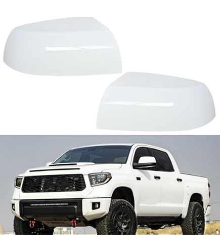 Amazon.com: Toyota Tundra 2007-2021 Super White Mirror