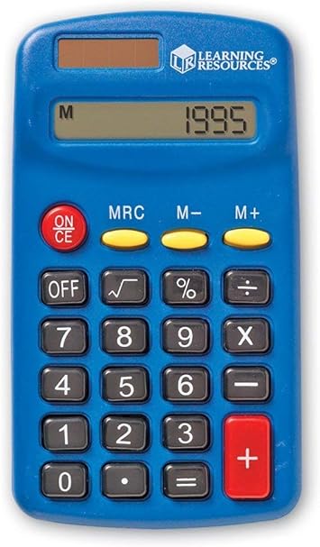 Learning Resources Ma Premiere Calculatrice Amazon Fr Jeux Et Jouets