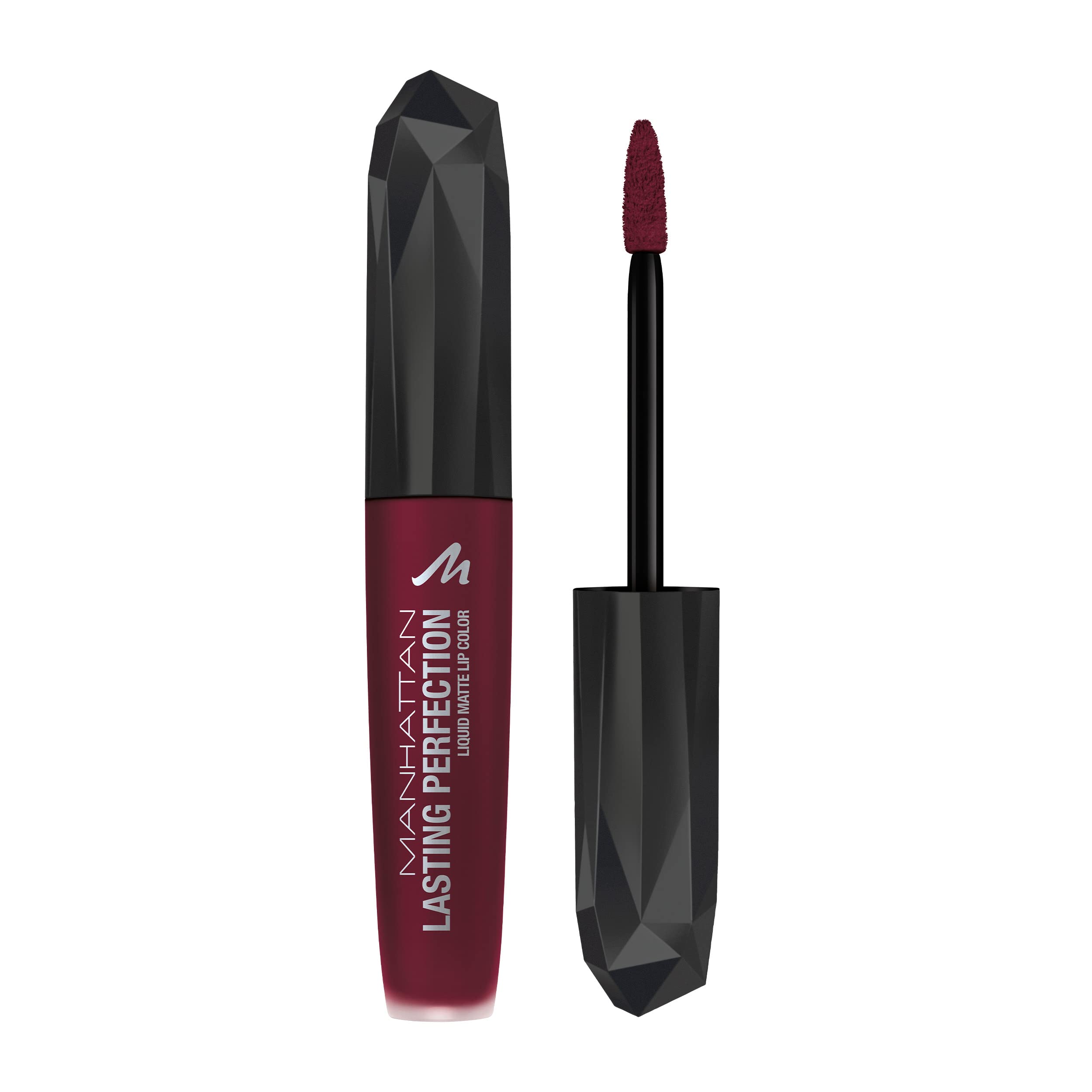 Manhattan Lasting Perfection Liquid Matte Lip Colour 600 Statue of Burgundy Liquid Lipstick 5.5 ml