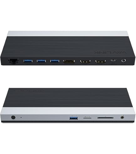 WAVLINK ドッキングステーション Amazon.com: WAVLINK USB C Docking Station 4K Triple Display (2