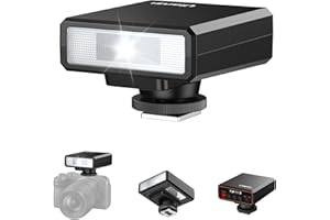 ULANZI F12 Mini Flash, GN12/CCT 5600K Camera Speedlite Flash for Canon Fuji Sony Nikon Panasonic Olympus Pentax, Single Contact Universal Hot Shoe Mount Flashlight, NOt Compatible with Sony ZV-1F