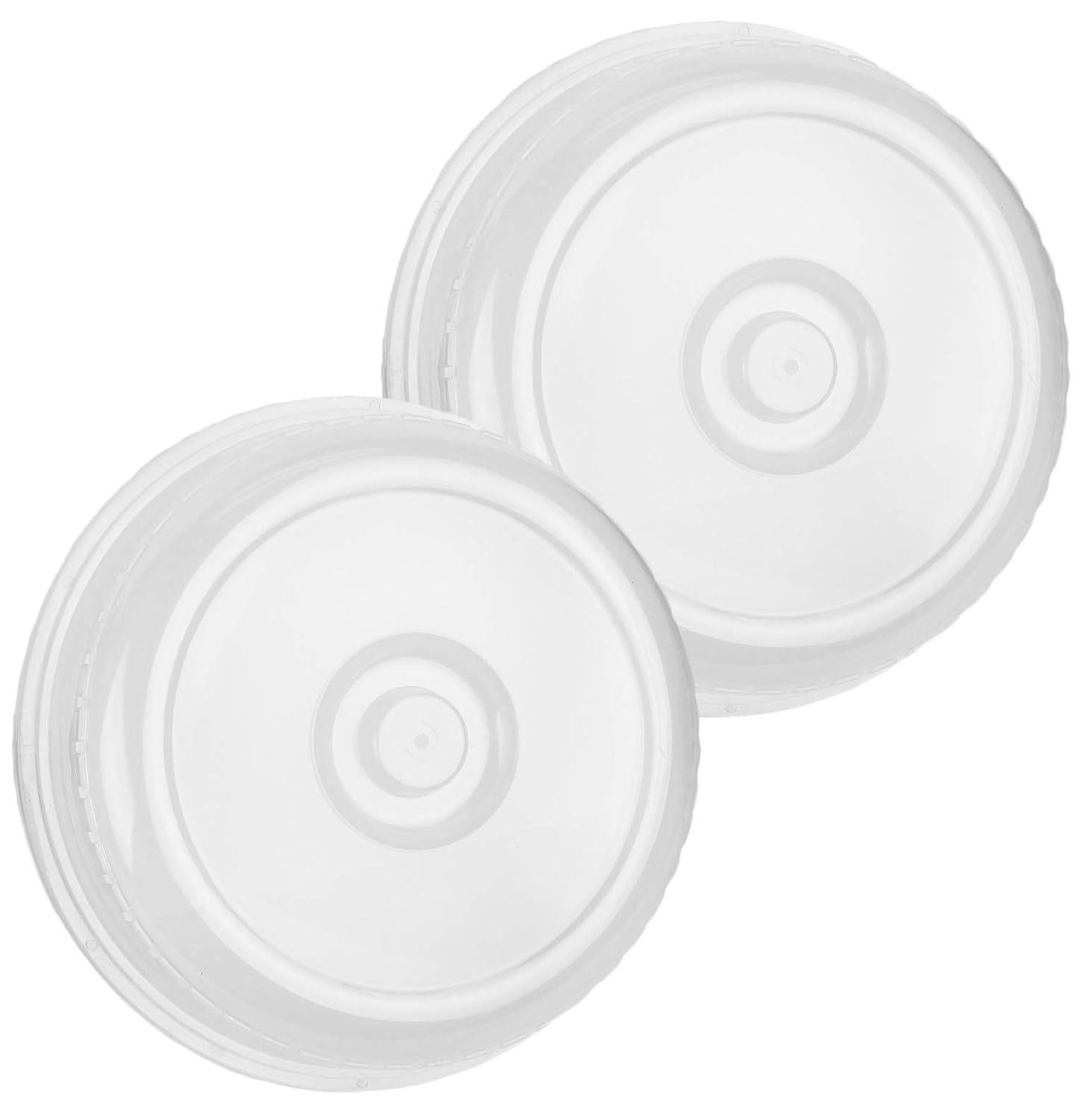bogo Brands Splatter Guard Microwave Cover 2 Pack - Dome Plate Dish Covers for Food - Keeps Your Microwave Clean and is BPA Free