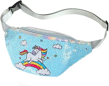 sequins fanny pack