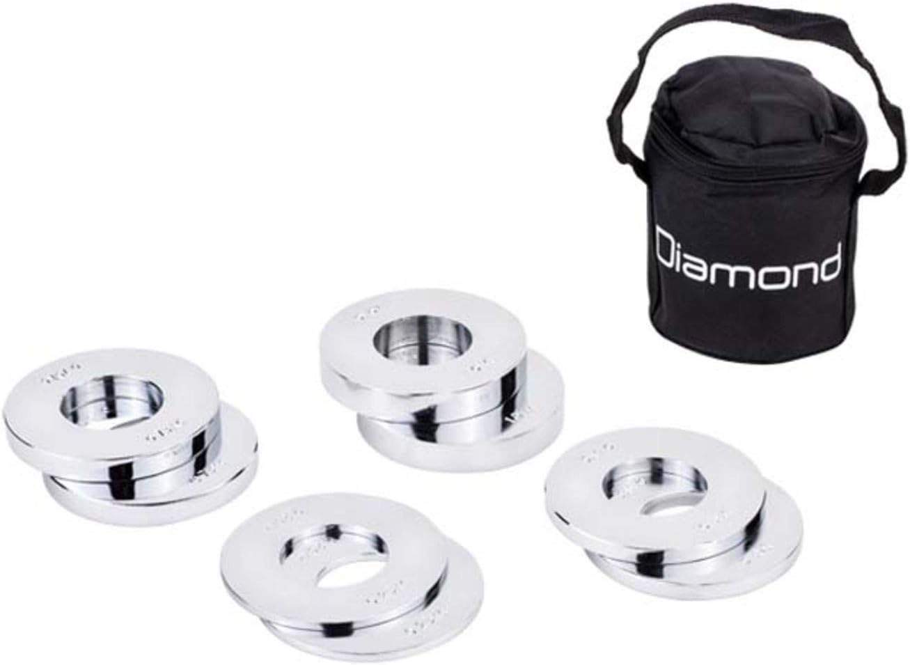 Diamond Professional Diamond, Set MICROLOADS 5 kg w/Bag Unisex Adult, Grey/Black, Unique