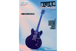 Blues You Can Use 2nd Edition by John Ganapes | Guitar Instruction Book with Online Audio and Video | Blues Guitar Sheet Music for Beginners and Intermediate Players | TAB Notation Songbook