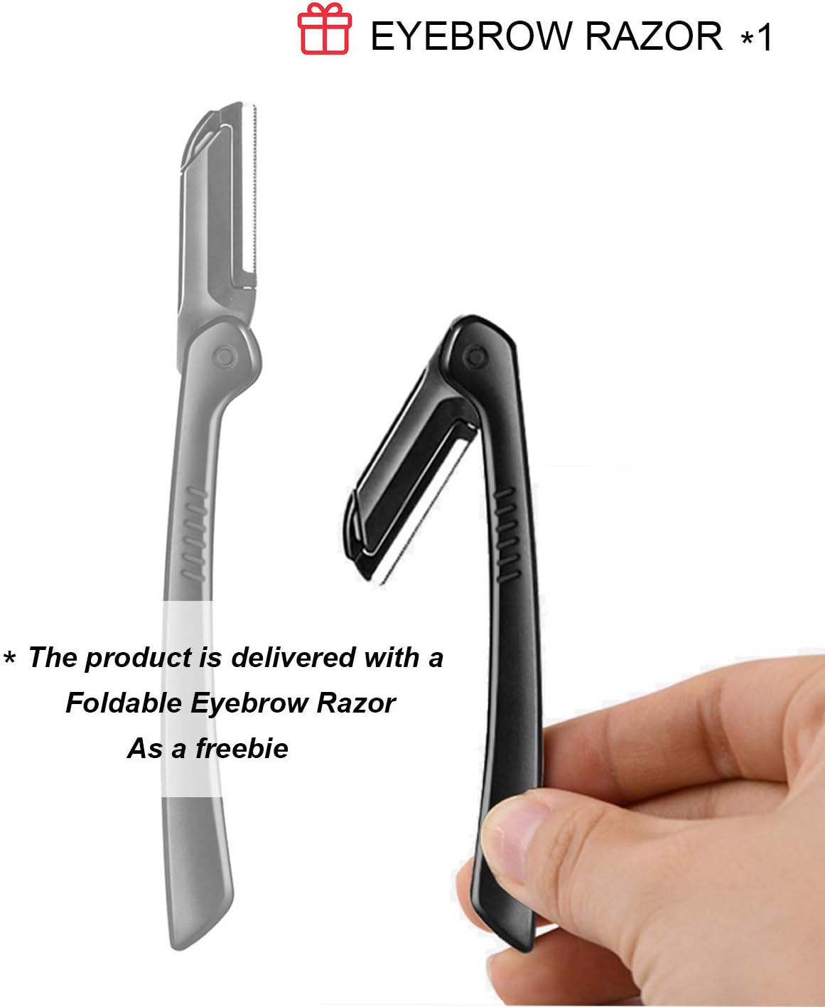 OMIRO Hand Mirror, Black Handheld Mirror with Handle, 6.3" W x 9.6" L: Home & Kitchen