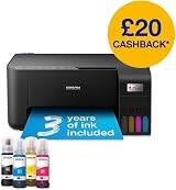 Epson EcoTank ET-2862 Printer Wireless A4 Print Copy Scan 3 Years Ink view 2