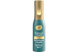 OGX® ProGrowth + Peptide Serum Mist, Heat Protectant Spray Instantly Thickens Hair Root to Tip While Protecting hair fall due
