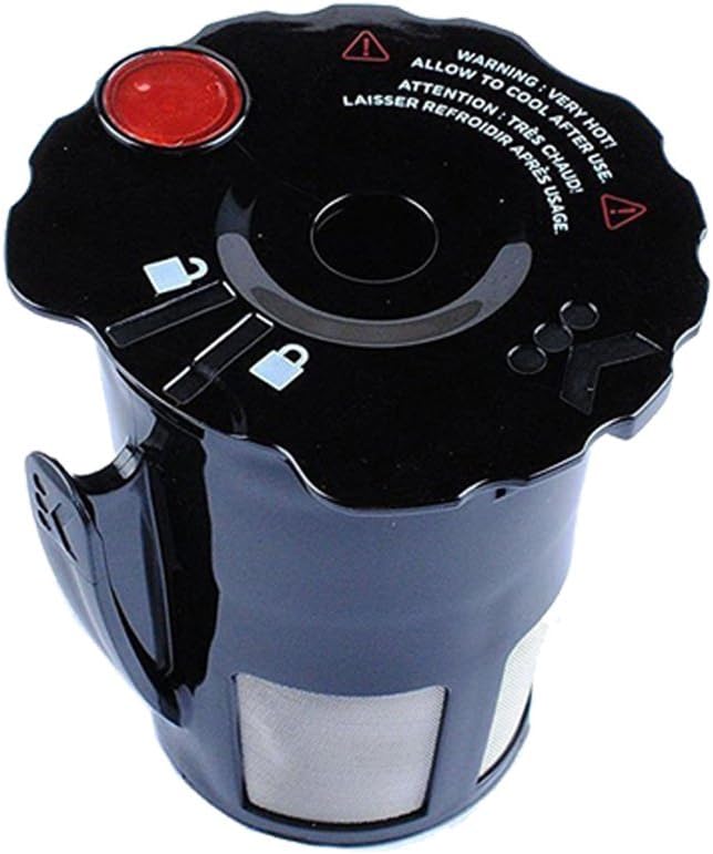 Huiaway Replacement Coffee Filter for Keurig K-Cup My 119367 2.0 Updated Model Black Small Coffee Filter Reusable and Rewashable Coffee Filter Small Black 1 Pack