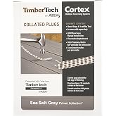 TimberTech Collated Cortex Replacement Plugs 400 Count Sea Salt Gray | Color matching deck plugs 400ct