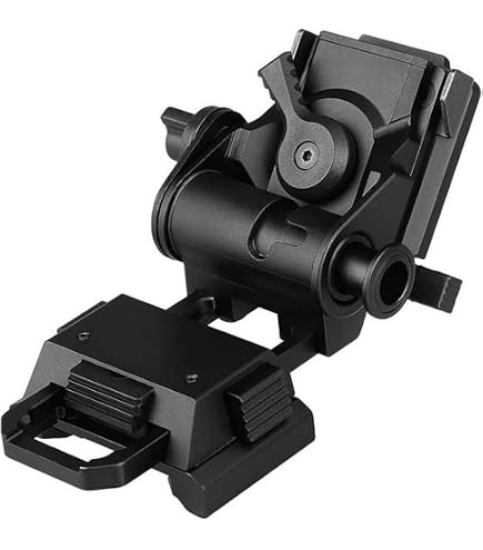 Night Vision Googgles NVG Mount L4G24,Black Metal Helmet Mount CNC PVS 15/18,Rhino Mount Full Metal Tactical Helmet Mount : Sports & Outdoors