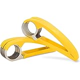 FireKylin Banana Slicer,ABS + Stainless Steel Fruit and Vegetable Salad Peeler Cutter Kitchen Tools For banana, Sausage, Stra
