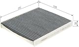 Bosch R2543 Activated Carbon Cabin Filter For Cleaner Air Pollen Dust view 2