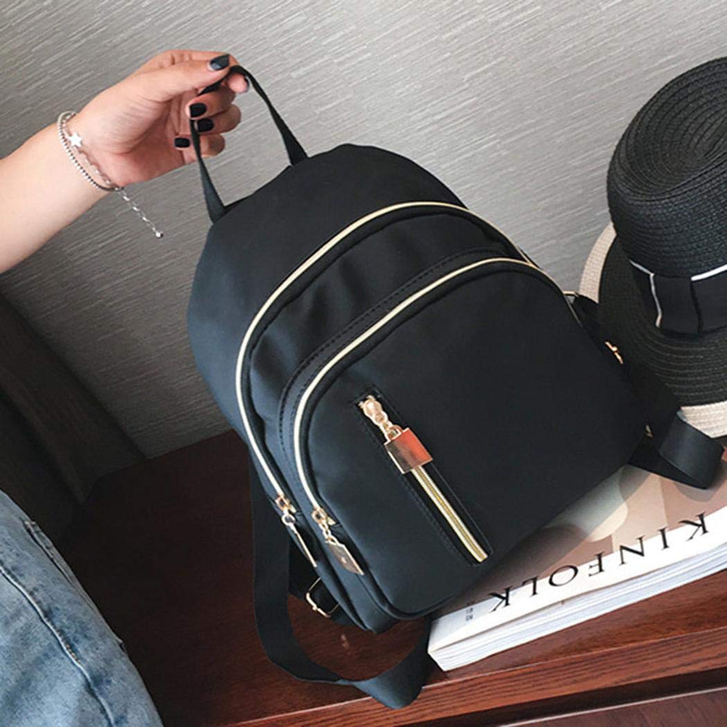 XioNiu Women Casual Solid Zippers Closure Lightweight Outdoor Backpack Backpacks