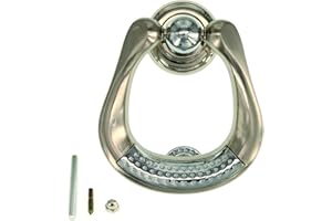ZHONGWANG HARDWARE ZhongWang European Minimalist Ring Door Knocker (Satin Nickel)
