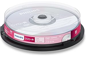 Philips DVD-R DM4S6B10F/00 - Blank DVDs (4.7 GB, DVD-R, 120 min, 16x)