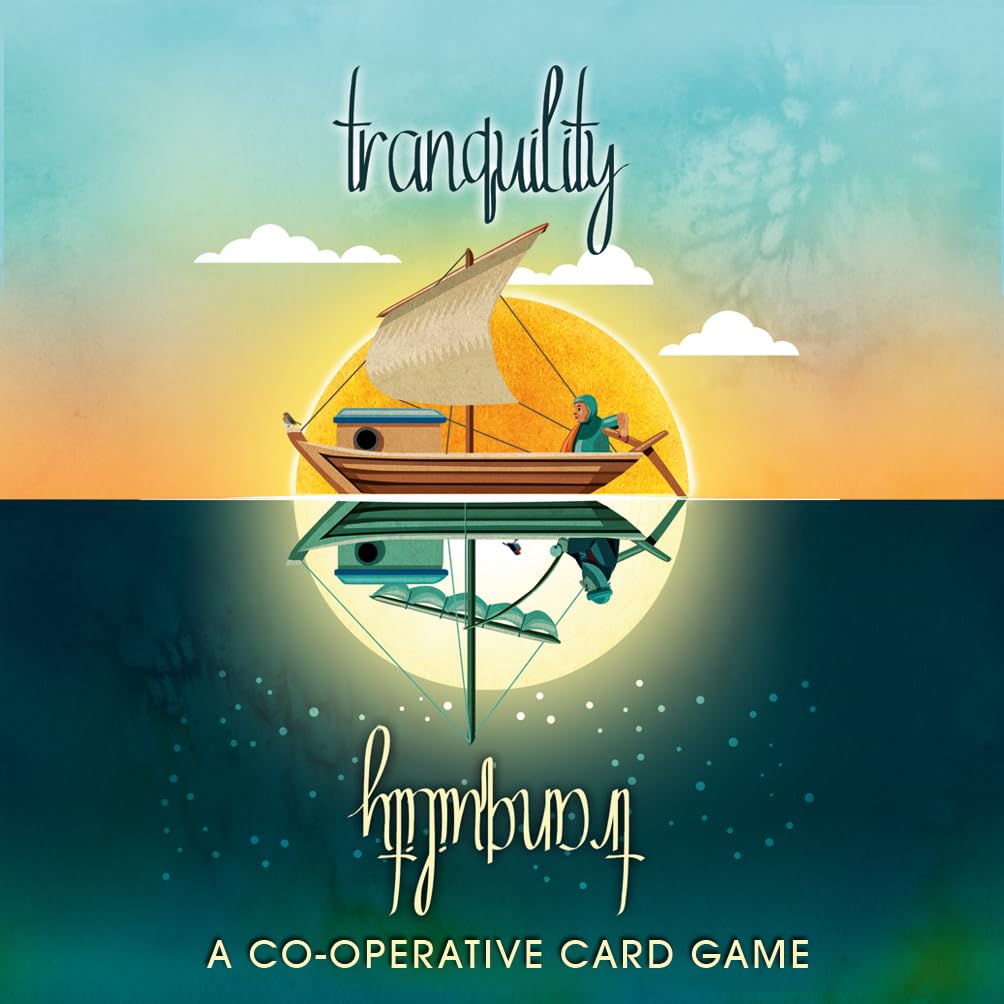 Lucky Duck Games Tranquility Board Game - Set Sail for Paradise in This Silent Cooperative Adventure! Strategy Game, Family Game for Kids and Adults, Ages 8+, 1-5 Players, 15-20 Min Playtime, Made
