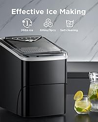 Silonn Ice Makers Countertop - Auto-Cleaning