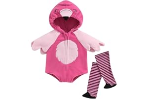 Nokpsedcb Baby Halloween Costumes Funny Cartoon Hoodie Romper with Leg Warmers Infant Newborn Fall Outfit