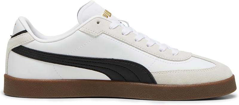 Puma club ii era, tênis adulto unissex, branco preto-cinza vapor, 43 eu