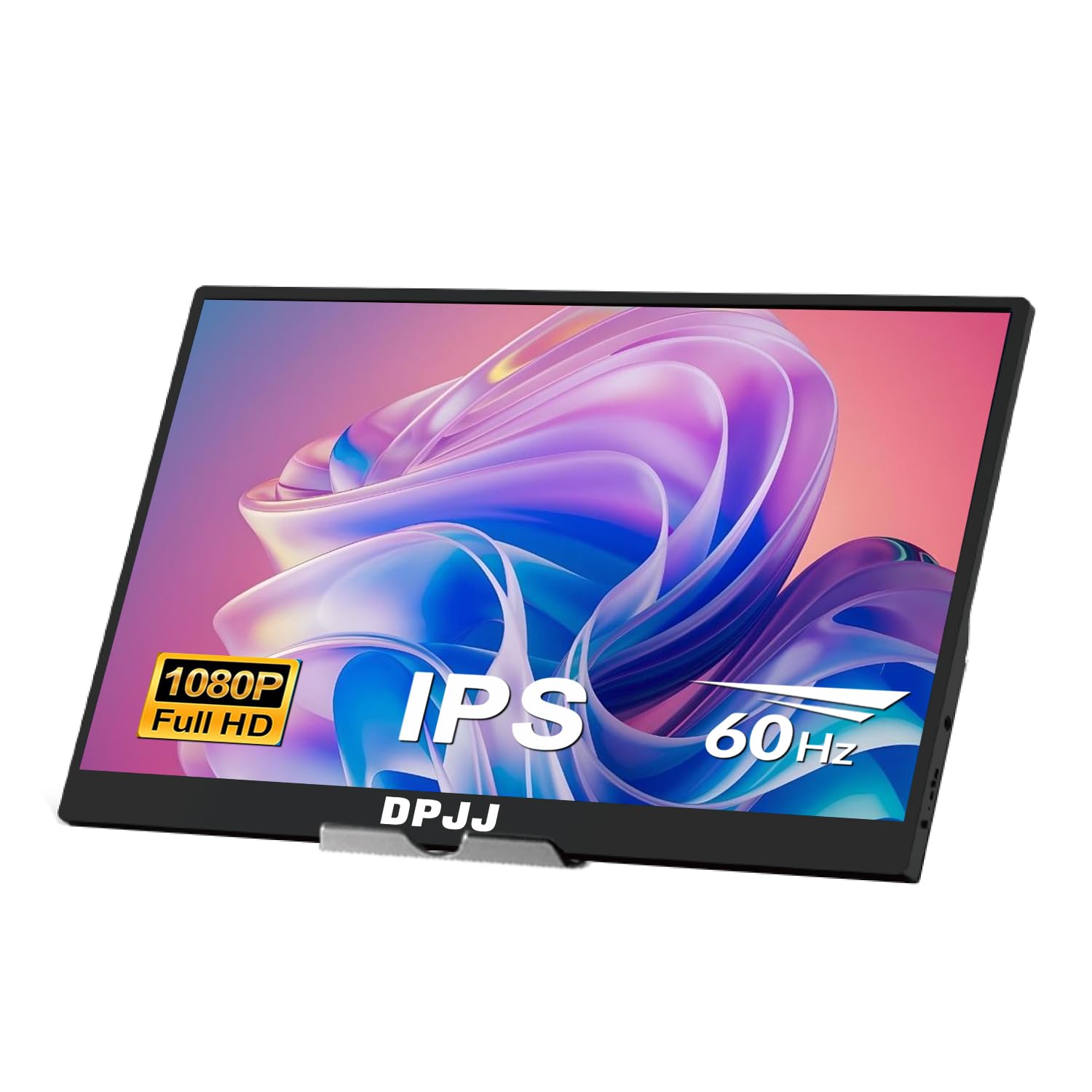 Photo 1 of DPJJ Portable Monitor 15.6-inch 1080P USB-C HDMI Ultra Slim Travel Monitor with Kickstand for Laptop, PC, Mac Phone, PS, Xbox, Swich Gaming Monitor IPS Slim Zero Bezel