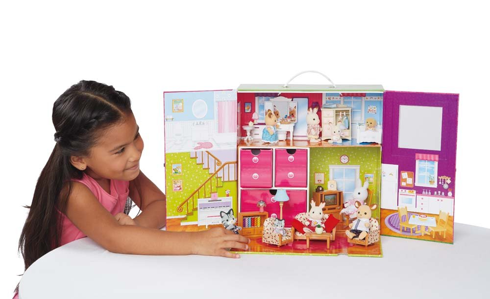 calico critters carry house