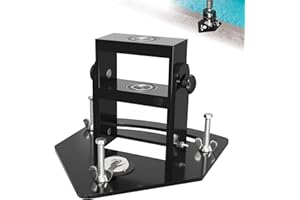 Katywixu Adjustable Pool Fence Drill Guide, Portable Drill Guide, Anchor Hole Size 5/8", Ideal for Ground Pool Fence Installation